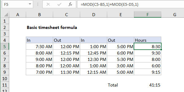 excel-timesheet-formula-with-lunch-break-template-reimbursement-sheet